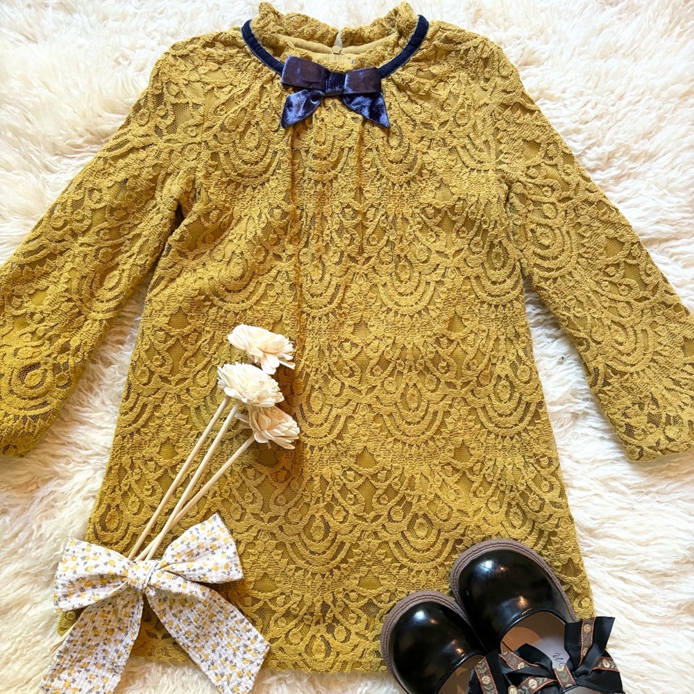 Yellow Lace Dress